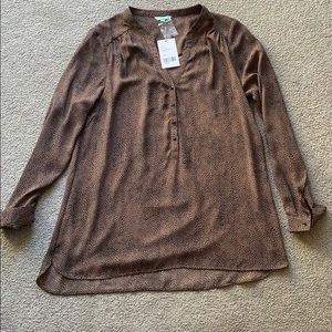 Cheetah print blouse